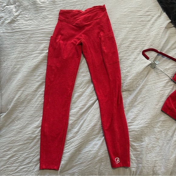 Bombshell Sportswear Countour Leggings in Red | Medium - Picture 3 of 4